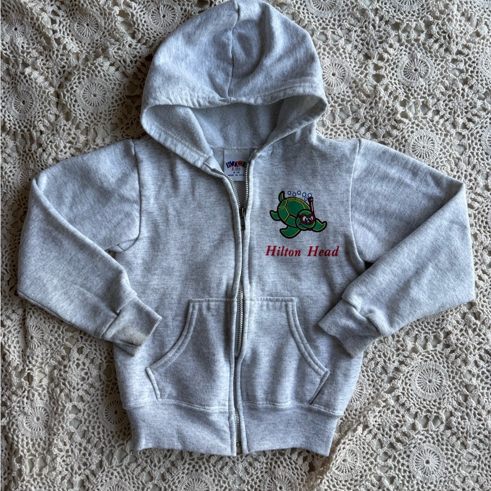 Vintage Hilton Head Turtle Zip Up